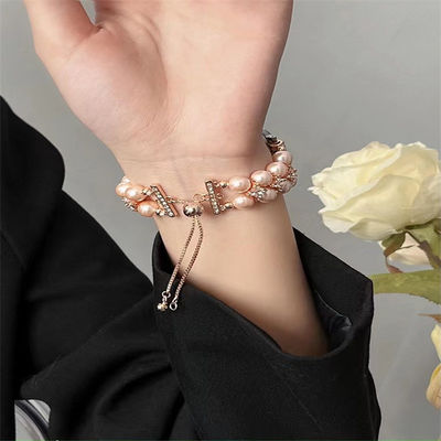 OEM ODM Mujeres Metal Diamante Joyería Brazalete Muñeca Banda de moda Rellas de relojes hechas a mano para iWatch Serie 8 7 6 5 4 3 2 1